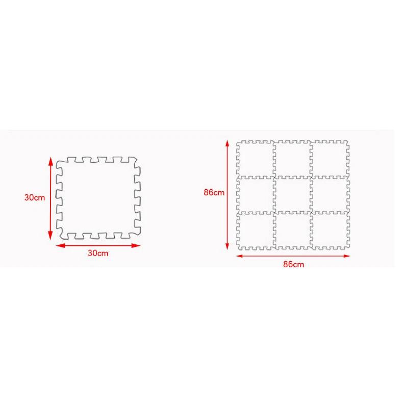 

9Pcs Baby EVA Foam Puzzle Play Mat Kids Star Rugs Toys Carpet for Childrens Interlocking Exercise Floor Tiles