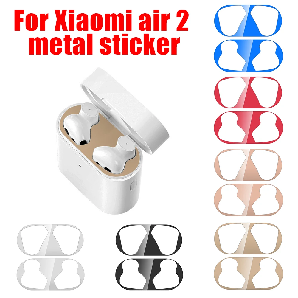 Dust Guard Box Sticker For Xiaomi Air 2 Dust-proof Inside Protection Earphone Film Airdots Pro Metal Cover | Электроника