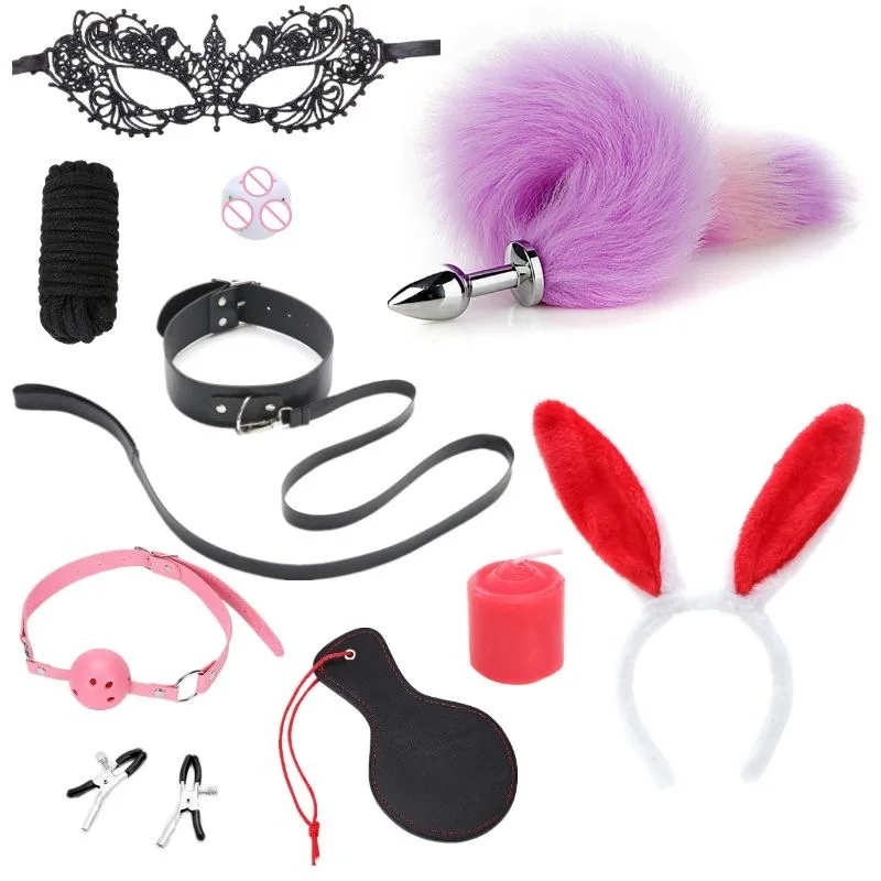 

Эротический веревка для завязывания в виде лисьего хвоста, 10 шт.