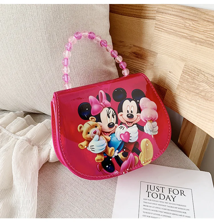 Disney лазерная сумка Детские Мультяшные Микки сумки с изображением мыши Tote модная сумка через плечо мультяшная сумка через плечо сумки-мессенджеры