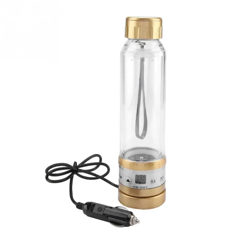 

280ml Car Electric Kettle Universal Stainless Steel Vehicular Travel Hot Water Coffee Tea Portable Boiling Water Kettle 75W