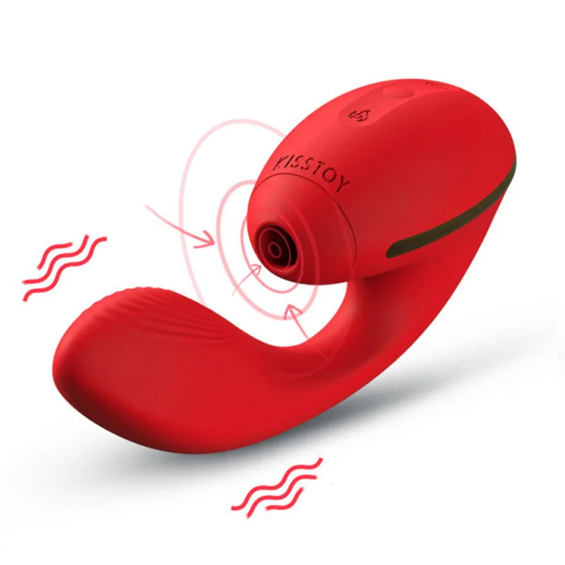 Новинка сосущие вибраторы для женщин Стимулятор клитора нагрев точки G на