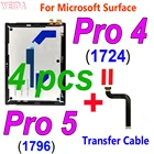 4 шт., ЖК-дисплей для Microsoft Surface Pro 4 1724 Pro 5 1796 Pro 6 1807