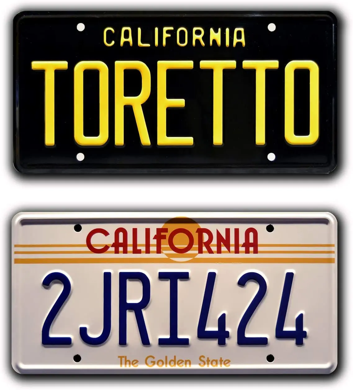 

Celebrity Machines Fast and Furious | Toretto + 2JRI424 | Metal Stamped License Plates