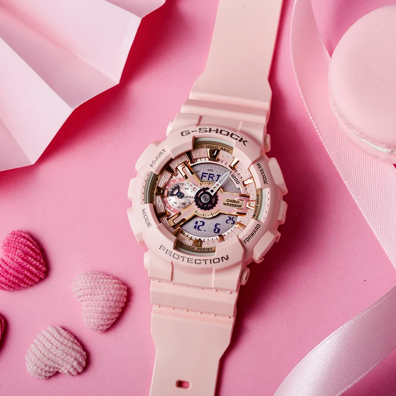 Casio watches trendy fashion casual ladies GMA-S110MP-4A1 | Наручные часы