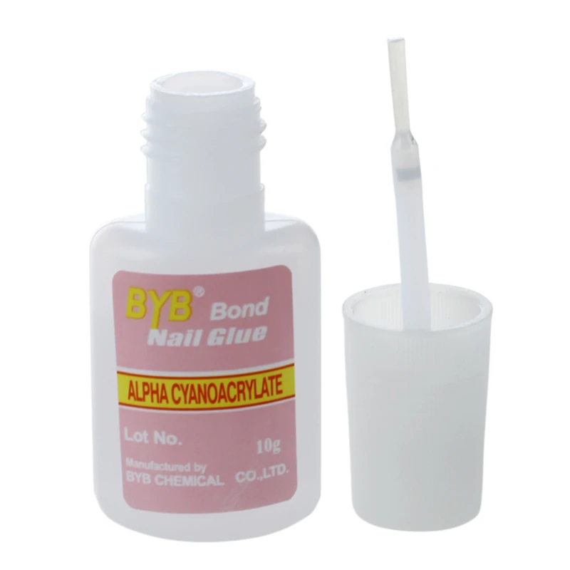 

6 X Adhesive Glue Capsule For Fake Nails Decoration Nail Art Jewelry