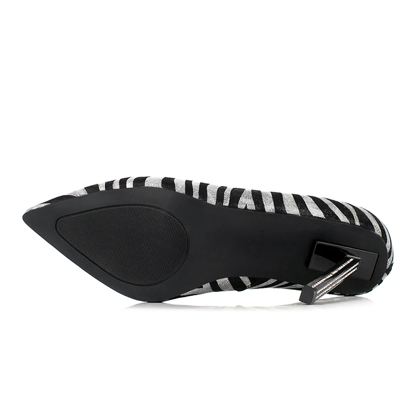 Новые Элегантные женские туфли на высоком каблуке из овечьей кожи сезон