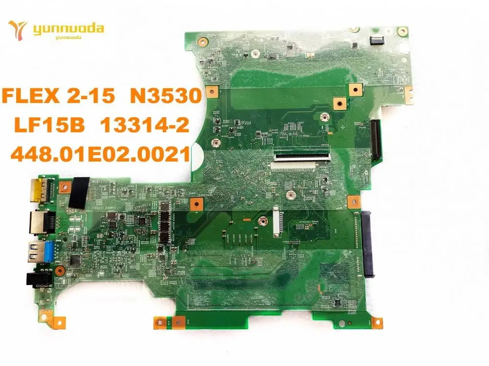 Оригинальная материнская плата для ноутбука Lenovo FLEX 2-15 N3530 LF15B 13314-2 448.01E02.0021