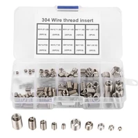 150pcs m3 m4 m5 m6 m8 stainless steel threaded insert coiled wire screw bushing helicoil thread repair set