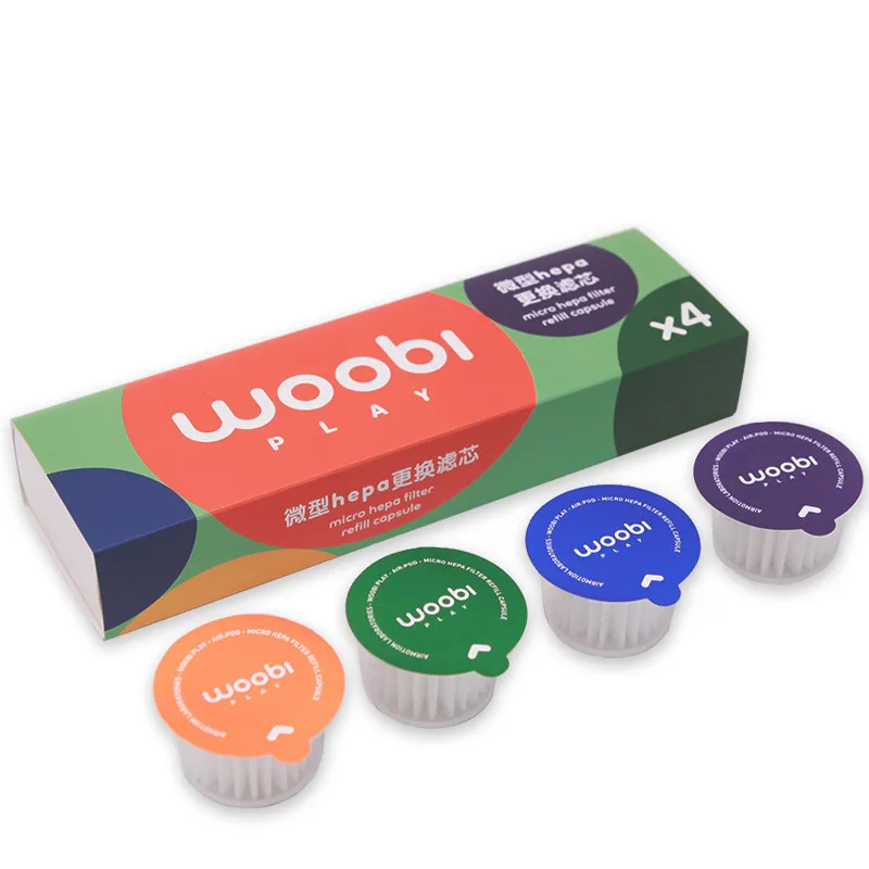 Маска Youpin Woobi Play для взрослых 4 слойная Защитная односторонняя маска лица PM2.5 от
