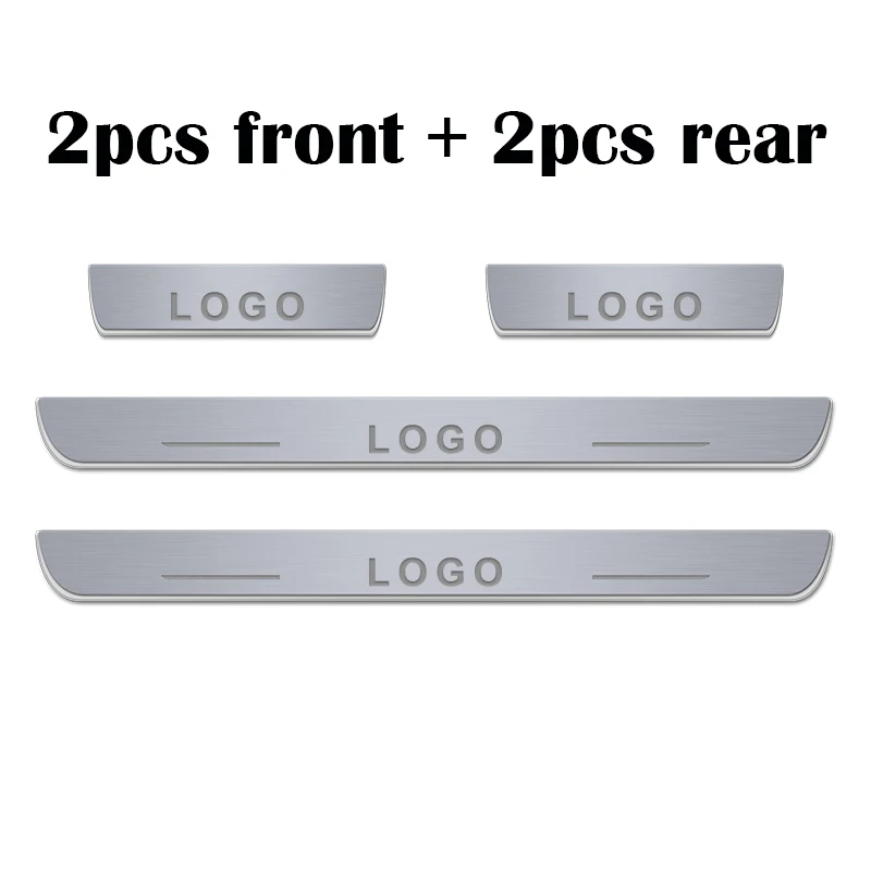 all 4pcs pattern1 Светодиодный порог для Toyota Land Cruiser 200, Накладка на порог педали, автомобильный светильник, аксессуары - Название цвета: all 4pcs pattern1