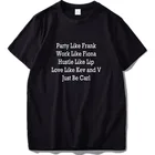 Футболка с надписью Just Don't Be Debbie, футболка из семейного сериала Галлахер, лучший подарок, европейский размер, хлопковая одежда с круглым вырезом