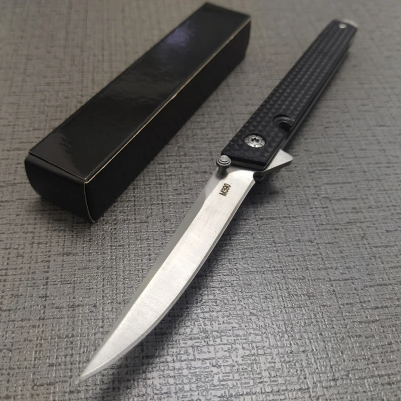 

Damascus Knives 57HRC Folding Knife G10 Handle 5CR13MOV Blade Outdoor Camping Knifes Hunting Hiking Fishing EDC Hand Tool Knives