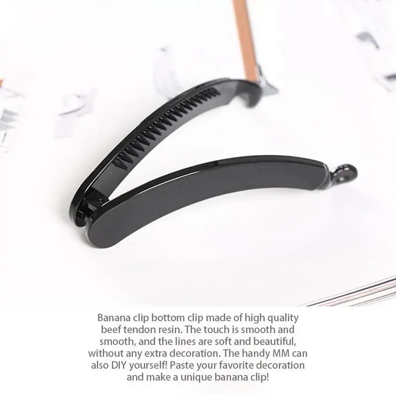 

Haar Claws Clip Vis Vorm Banaan Haarspeldjes Zwart Accessoires Haar Clamp Vrouwen Haar Bruin Clip Haarspelden Voor H8P7