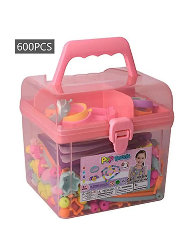 Pop Arty Beads Игрушки для девочек DIY Набор создания украшений ДЕТИ оснастки бусины
