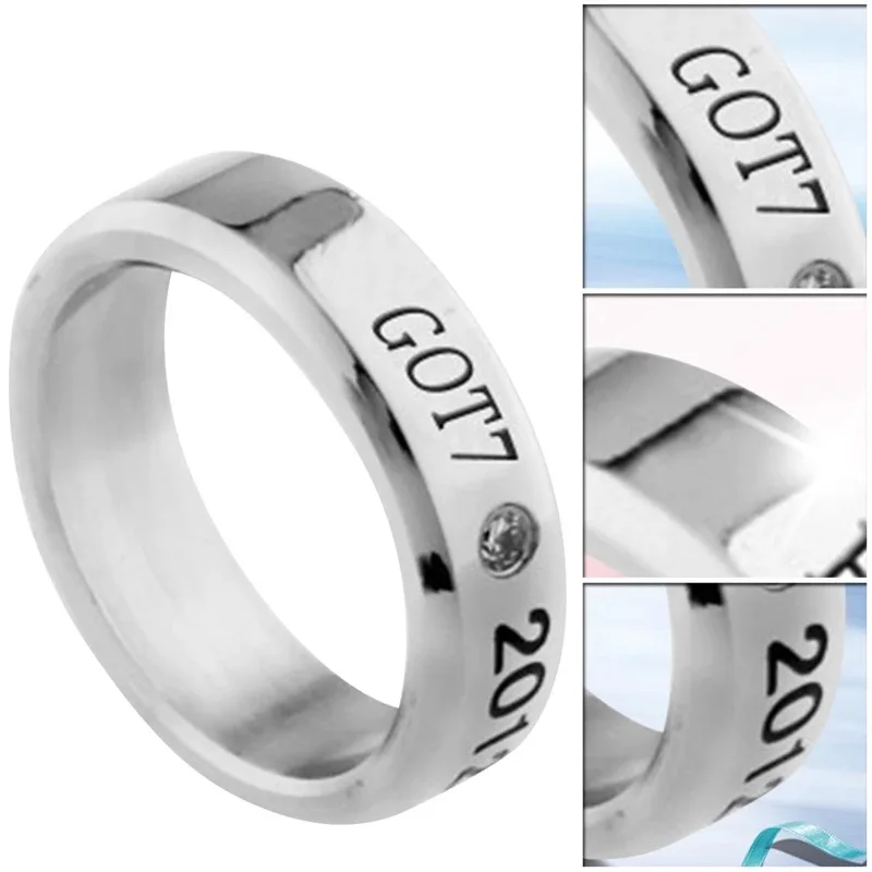 Кольцо Kpop GOT7 из нержавеющей стали жесткое кольцо для переноски пальцев ювелирные