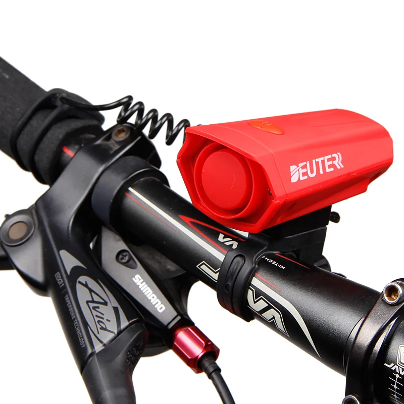 

Bicycle Horn Electric Rechargeable Bike Bell 5 Modes LED Light Bicycle Bell 100 Db Loud Timbre Electronic Loud Bike Siren