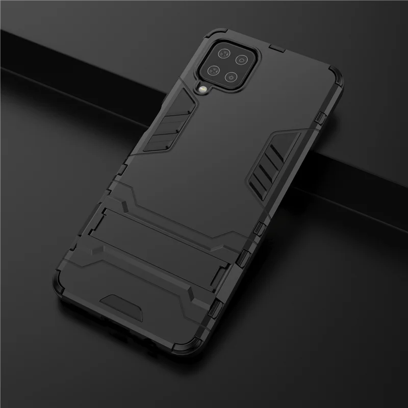 

For Samsung Galaxy A12 5G Case Cover Shockproof Bumper Robot Holder Stand Armor Hard Back Phone Cover For Samsung A12 5G Case