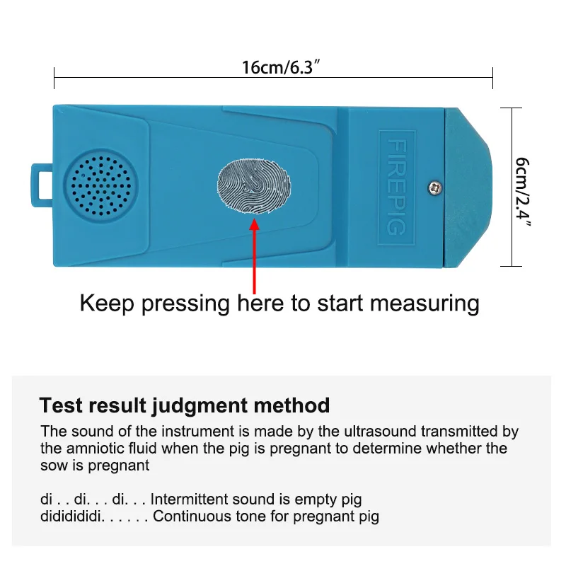 Портативный ультразвуковой детектор для беременности тестер животных свиней