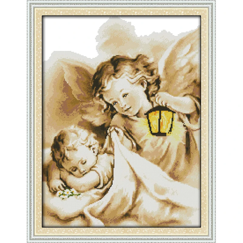 

Everlasting Love Christmas The Angel In Dream Ecological Cotton Chinese Cross Stitch Kits Counted Stamped 14CT Sales Promotion