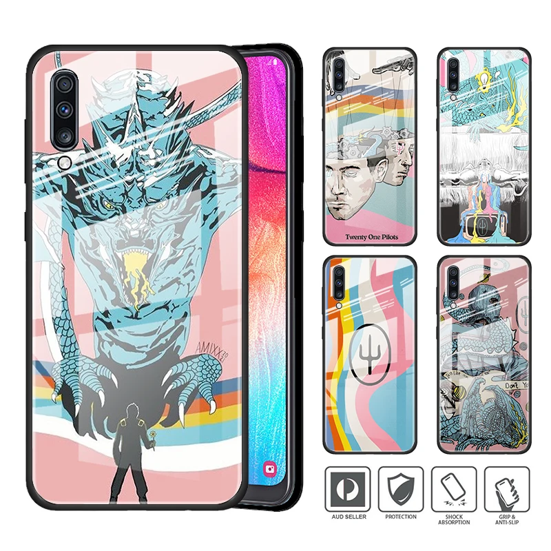 Чехлы из закаленного стекла для телефонов Samsung A01 A11 A21S A21 A31 A41 A51 A52 A71 A72 A81 A91 |