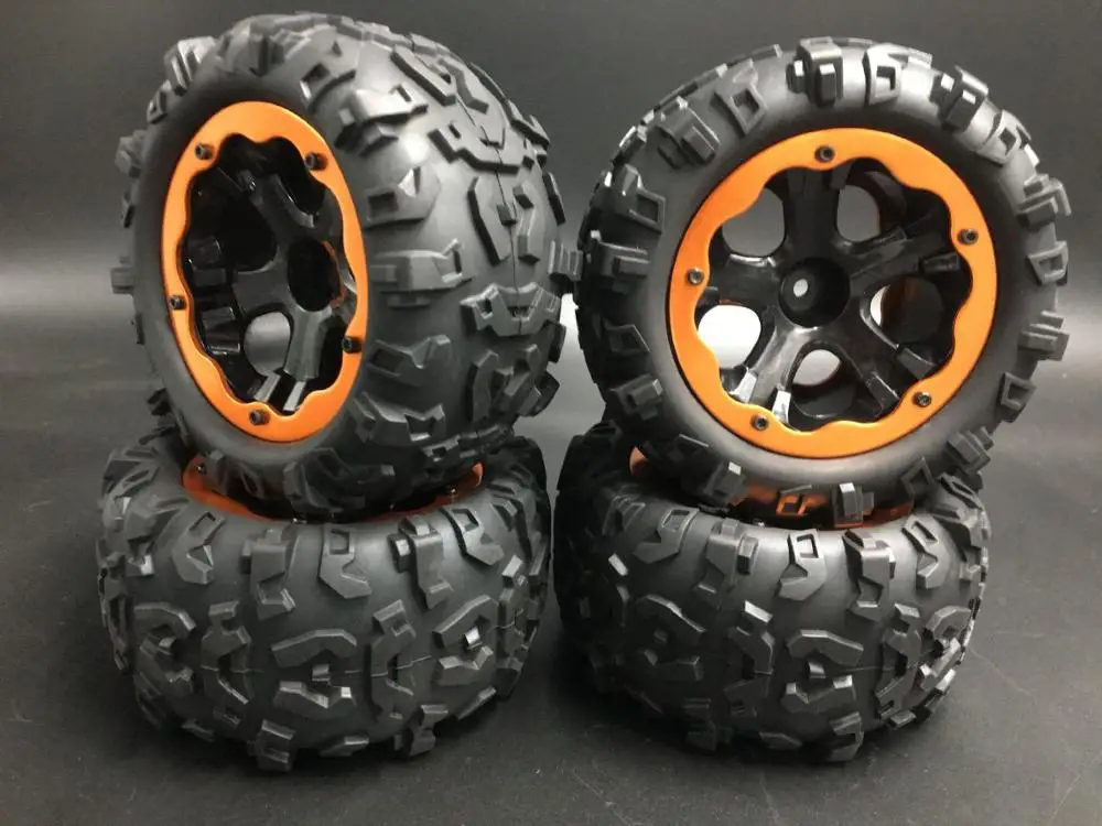 Колеса/шины 4 шт. Hpi Mt2 Firestorm Jumpshot Mt Savage XS HSP 1/10 Redcat moster Blackout XTE Everest Gen7crawler truck Ultimat |
