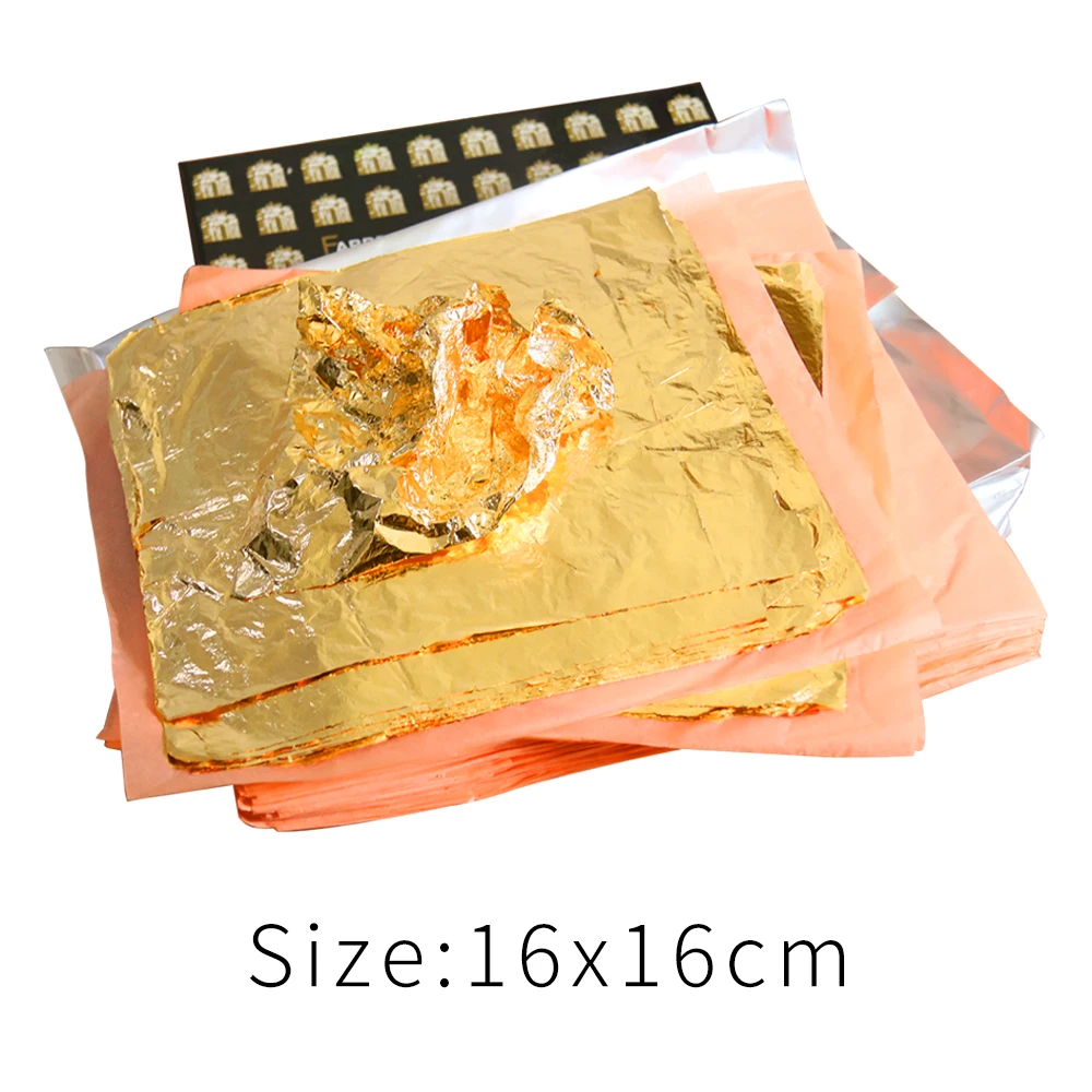 #2 5 лист медной бумаги имитация золотой фольги листы позолота для рукоделия