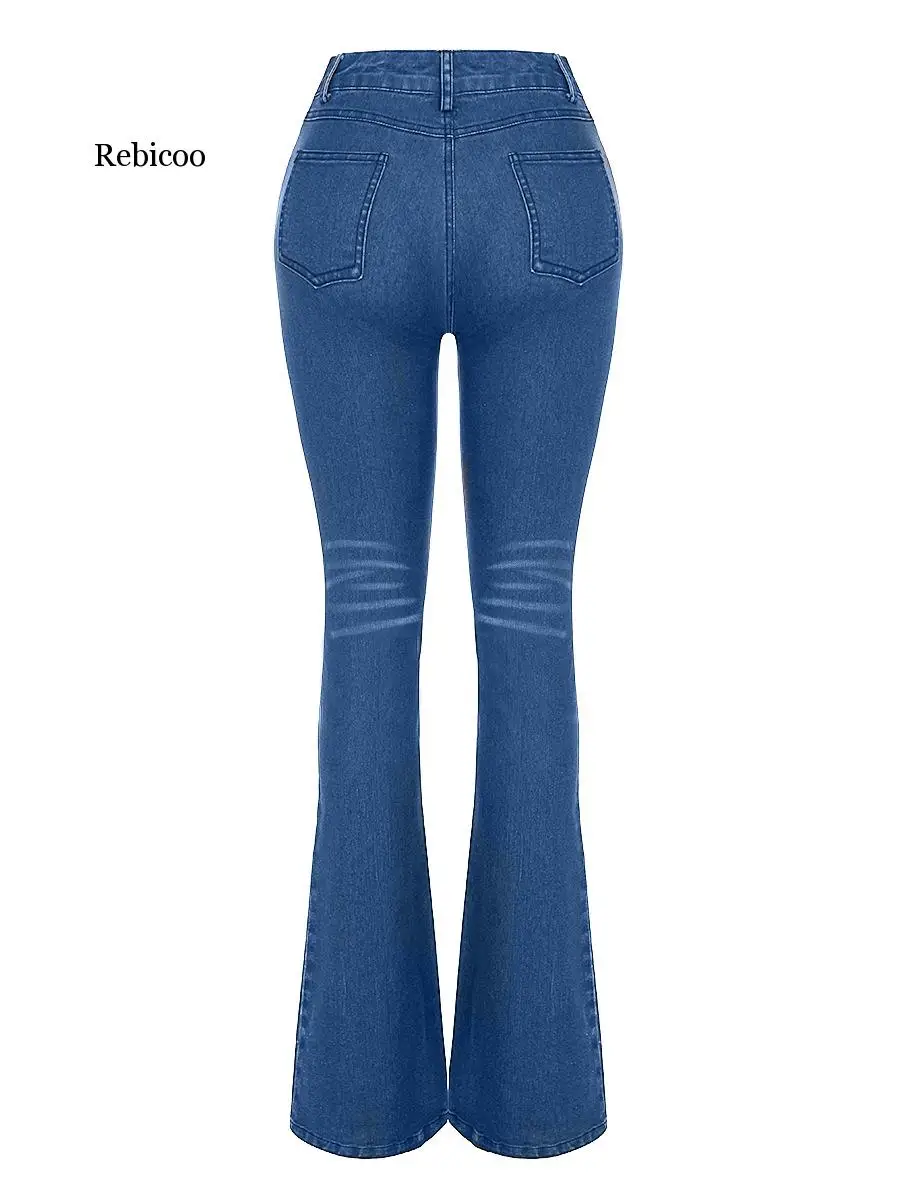 

Autumn winter high-quality women's jeans fashion European American slim feet pants series hole stretch elastic slim feet pants