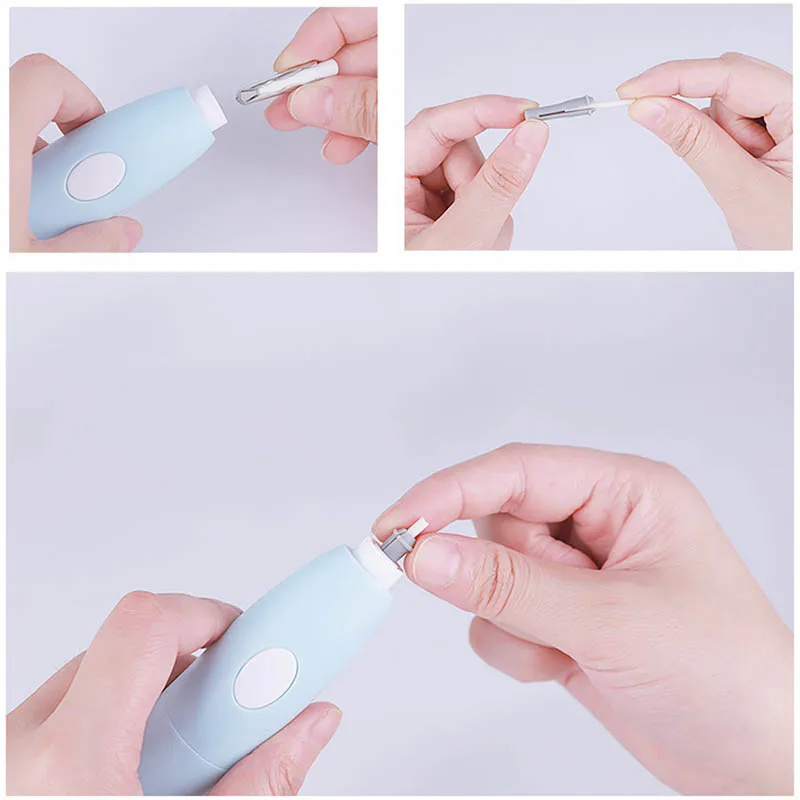 Горячая Распродажа автоматическая электрическая ручка-ластик 2 3 мм 5 сменный