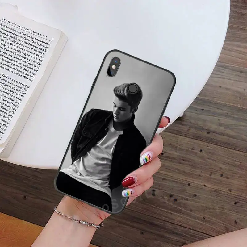 

Justin Bieber American singer Phone Case For Xiaomi Redmi note 7 8 9 t k30 max3 9 s 10 pro lite
