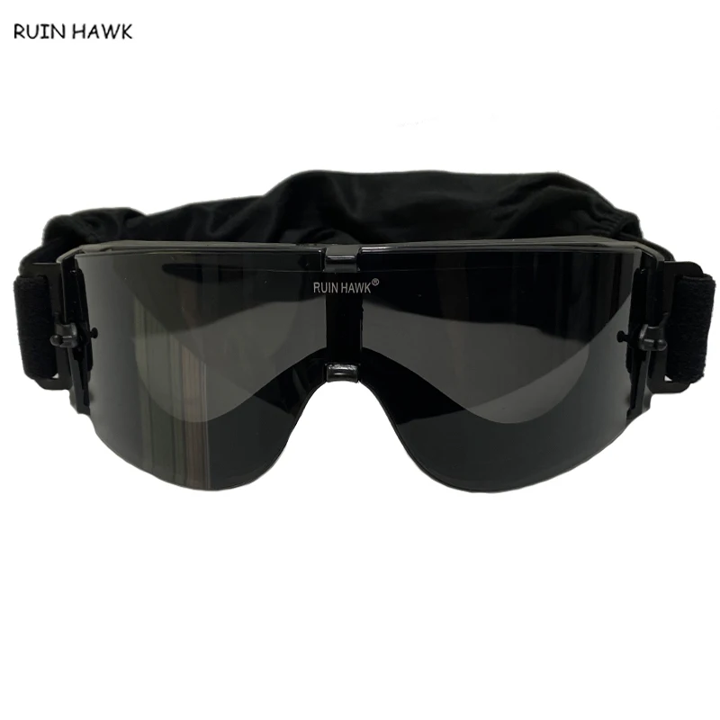 Тактические очки для страйкбола военные X800 солнцезащитные мотоциклетные - Фото №1