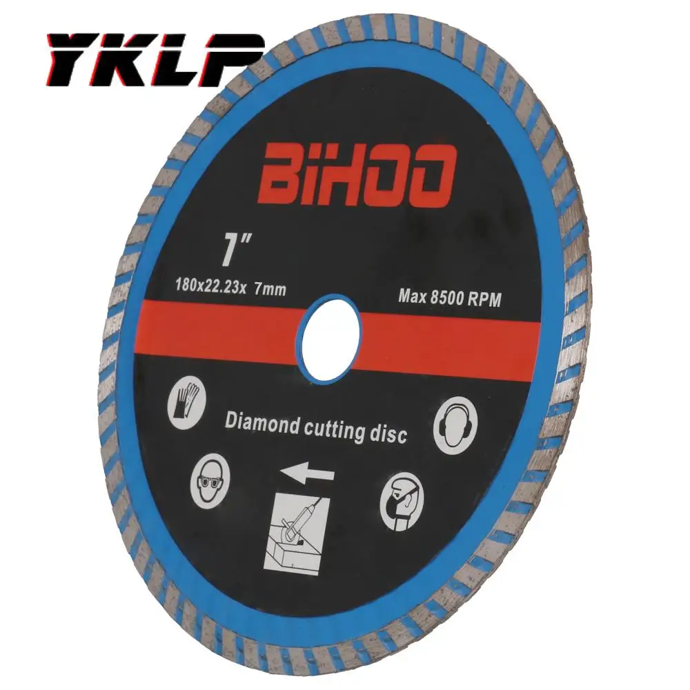 180 мм 7 &quotтурбо алмазный дисковый шлифовальный станок лезвие керамическая плитка