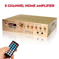 sunbuck 220v bluetooth hifi amplifiers home stereo av surround digital amplifier fm karaoke cinema 5ch home theater amplifiers