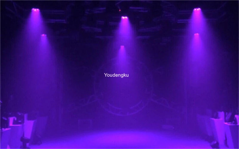 6 шт. с чехлом 6*40 Вт rgbw 4в1 лирес зум светодиодный светильник b-eye подвижной головкой