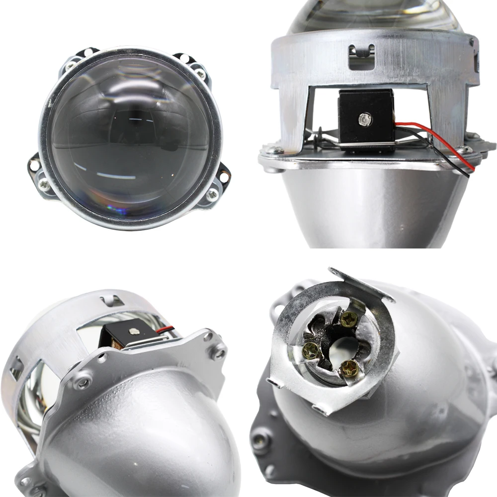 Фото TAOCHIS Auto 3,0-дюймовые WST фары для автомобиля, мотоцикла, модернизация H1 H4 H7, универсальные би-ксеноновые линзы для проектора №4