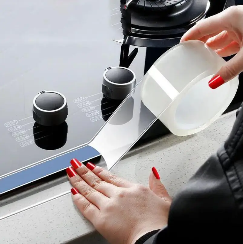 

Nano Tape AcrylicTransparent Non-Marking Black Technology Strong Waterproof Double-sided Adhesive Punch-free Magic Soft Glue