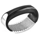 Пресс для чеснока, измельчитель для чеснока из нержавеющей стали, кухонные аксессуары, соковыжималка для овощей и чеснока, измельчитель с длинной ручкой