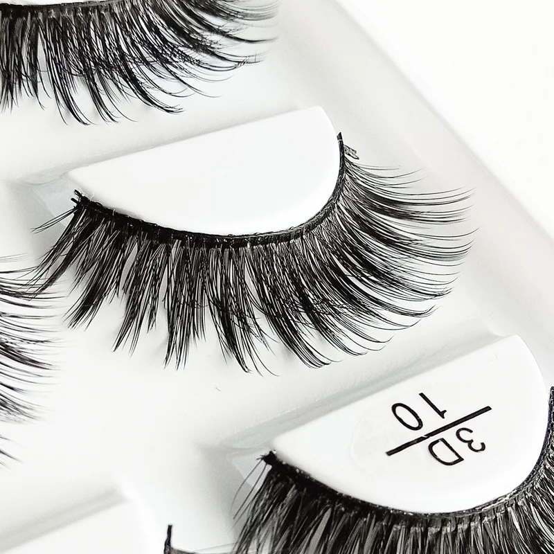 5 пар Мягкие Накладные ресницы из искусственной норки Длинные для макияжа