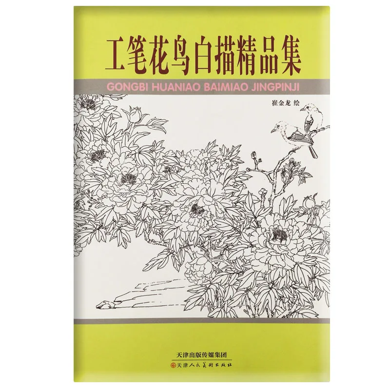 

Fine Brushwork Flower And Bird Line Drawing Collection Chinese Painting Of Gongbi Meticulous Line Drawing Technique Copy Books