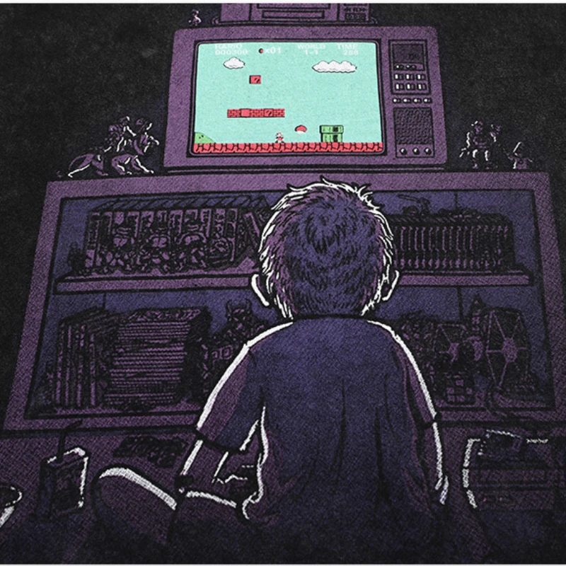 

2021 Hip Hop Graphic Tees Streetwear Printed Men T Shirt Retro Washed Short Sleeve Vintage Women Tshirts Blanc Camisetas Hombre