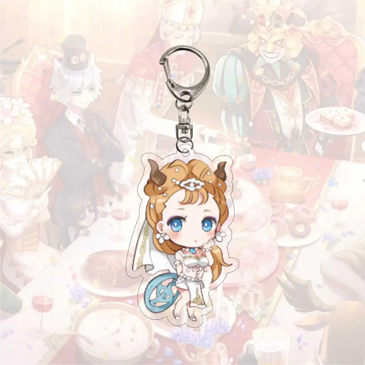 Брелок для ключей Модный аниме брелок с персонажем из мультфильма V доктор Магик