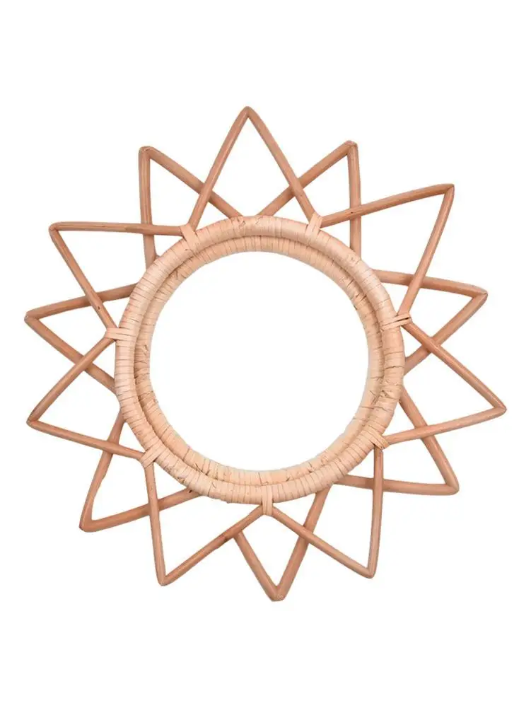 Украшение стены кулон креативный скандинавский стиль натуральная лоза зеркало