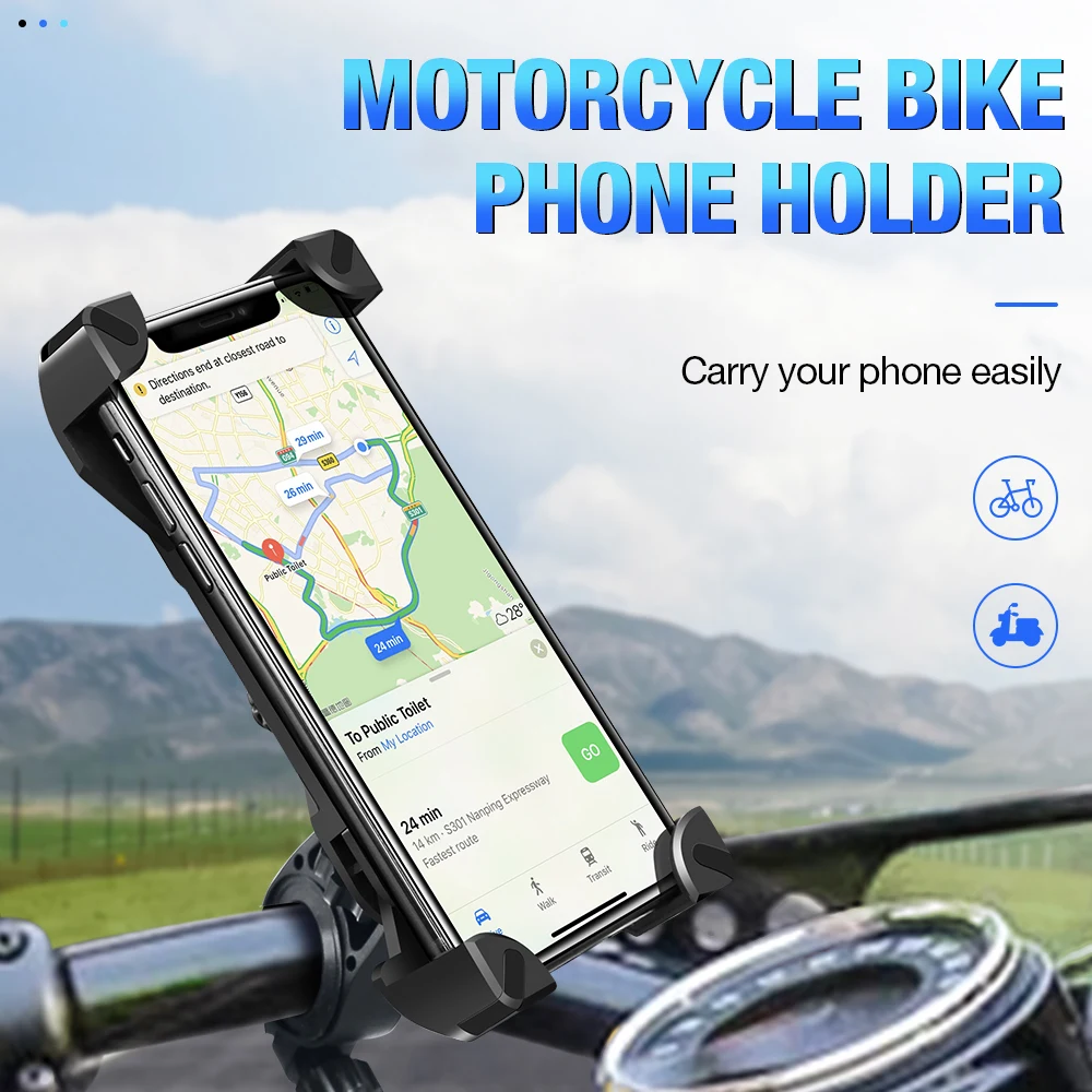 Держатель для телефона с GPS iPhone huawei мотоциклетный держатель мобильного крепление
