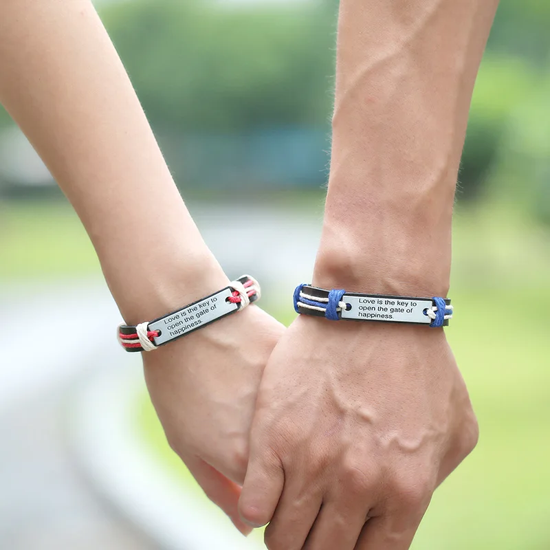 Браслет с подвесками love is the key to open gate of hipppiness для мужчин браслет в стиле бохо пар
