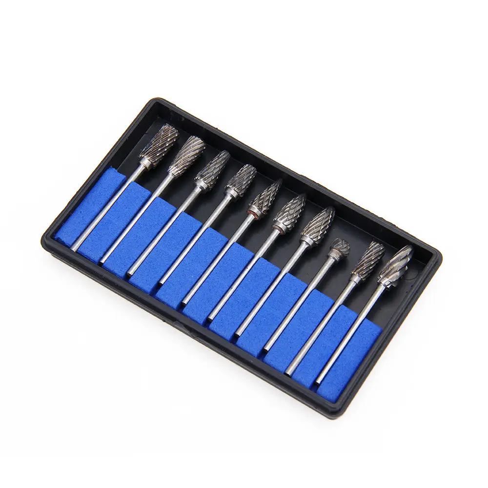 10 шт. Вольфрамовая сталь стоматологические боры лабораторные заусенцы зуб дрель