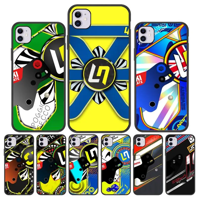 

F1 Formula 1 Lando Norris Racing Phone Case For Iphone 5 SE 2020 6 6s 7 8 plus X Xr XS 11 12 Mini Pro Max Fundas Cover