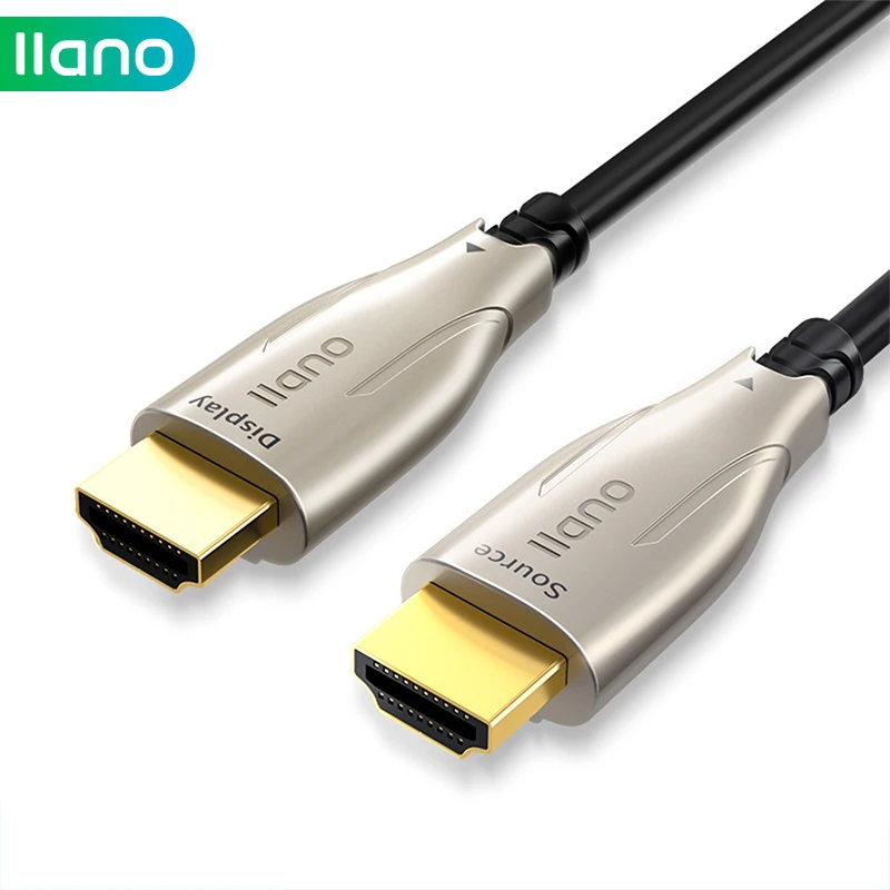 HDMI совместимый кабель LLANO видеокабели с позолоченным покрытием 1 4 дюйма 4K 1080P 3D