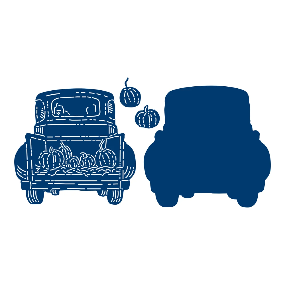 

2021 Arrival Pick-up Truck Metal Cutting Dies Scrapbook Diary Decoration Stencil Embossing Template DIY Handmade Greeting Card