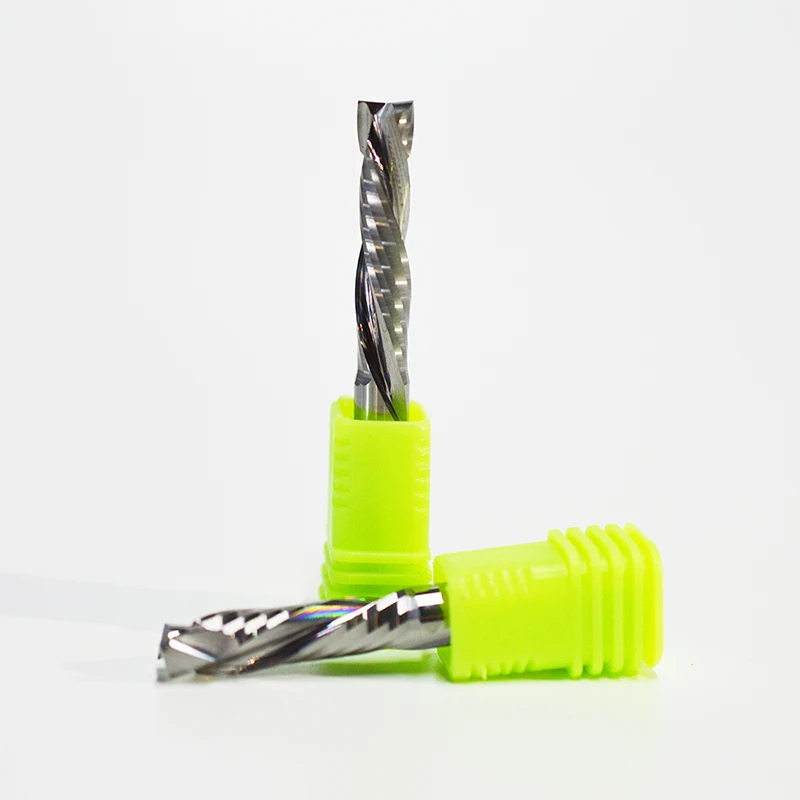 6x25мм вверх и вниз вырезает две флейты спиральная карбидная мельница инструмент