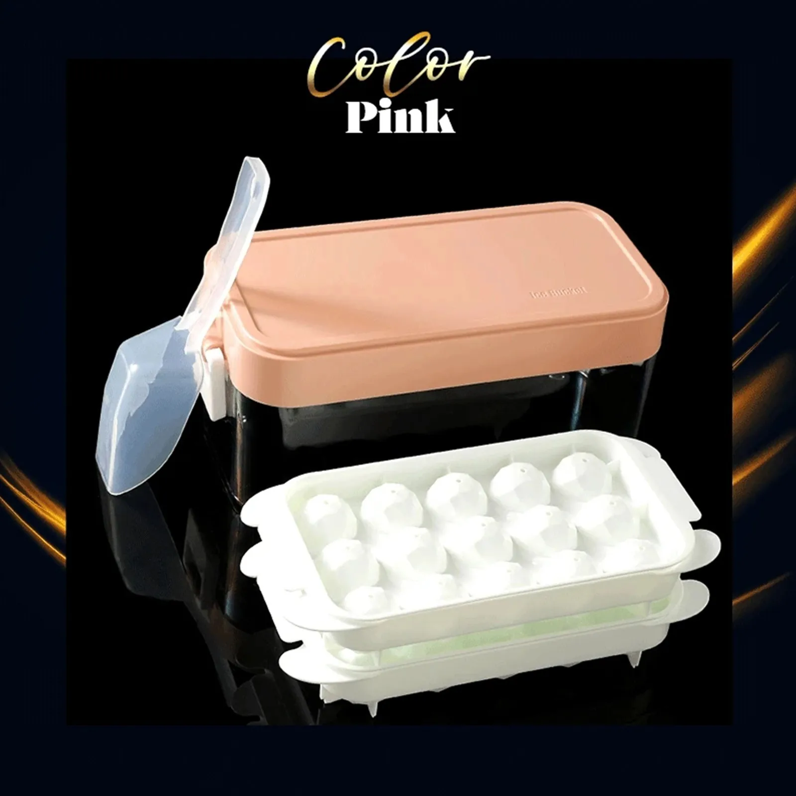 1 шт./лот кубика льда прессформы maker домашние лоток хоккейный ледяной пресс форм